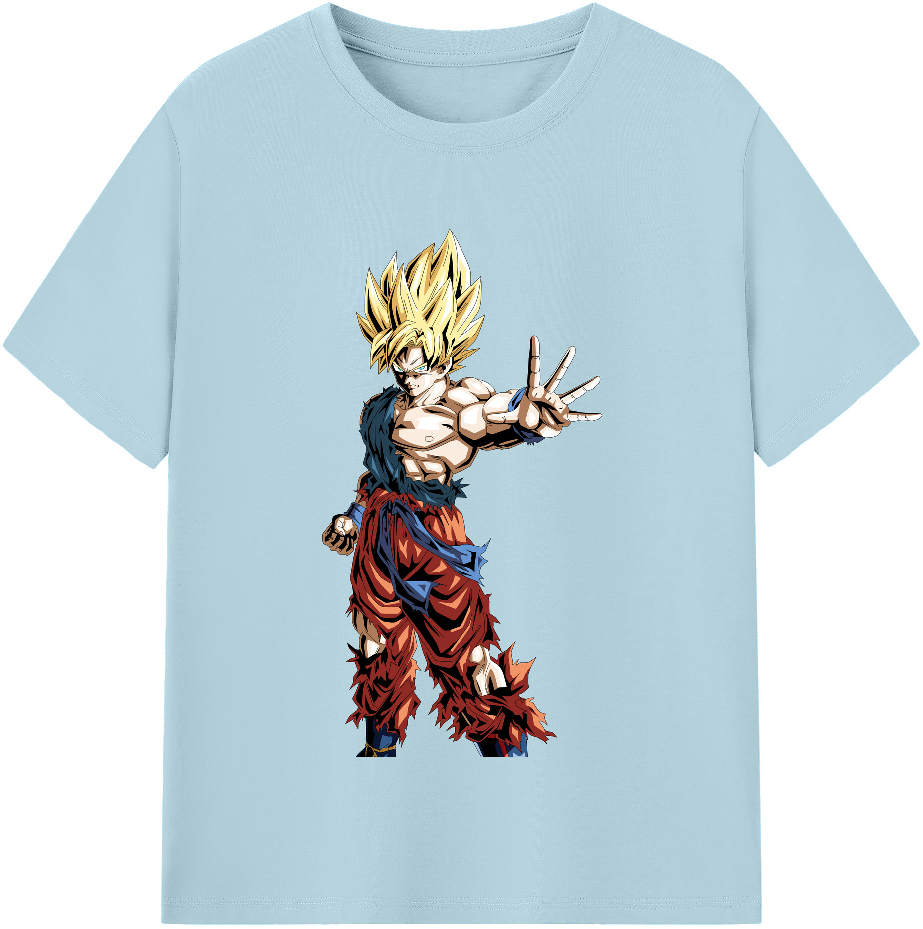 （画像用） ドラゴンボール 孫悟空（そん ごくう）Son Goku カカロット DRAGON BALL Kakarotto 綿100％半袖Tシャツ（フロントプリント）